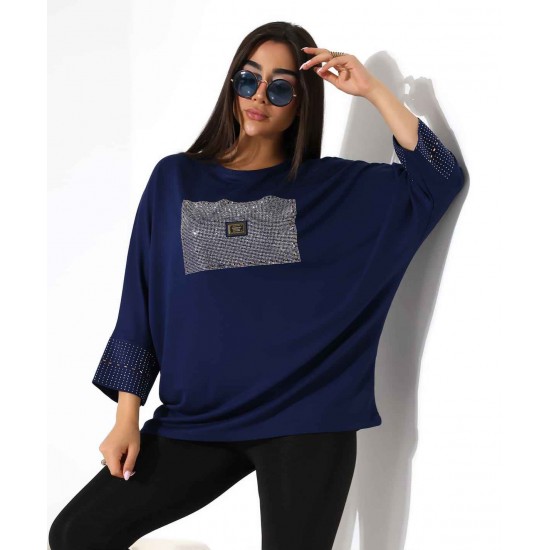 229570 LACİVERT BLUZ