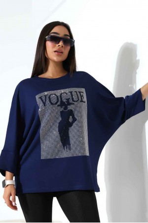 229581 LACİVERT BLUZ