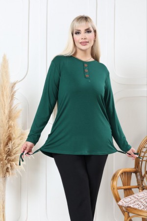229624 "Emerald green" BLOUSE