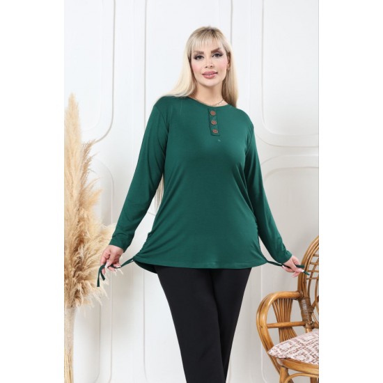 229624 "Emerald green" BLOUSE