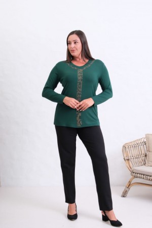 229642 "Emerald green" BLOUSE