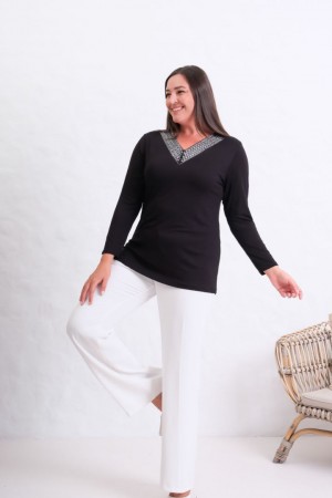 229646 BLACK BLOUSE