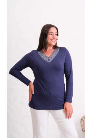 229651 BLUE BLOUSE