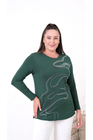 229657 "Emerald green" BLOUSE