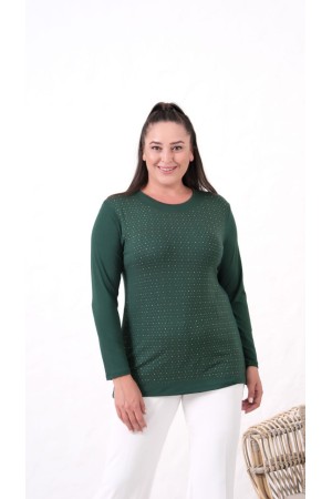 229660 "Emerald green" BLOUSE
