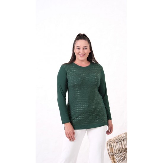 229660 "Emerald green" BLOUSE