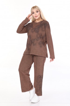 229727 KAHVE EŞOFMAN TAKIM