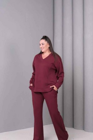 229740 Burgundy "Tracksuit Team"