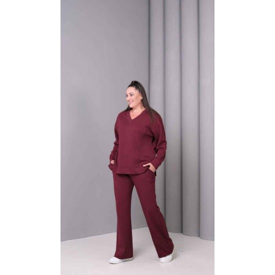 229740 Burgundy "Tracksuit Team"