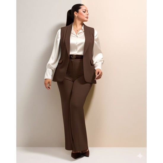 229806 KAHVE PANTOLON