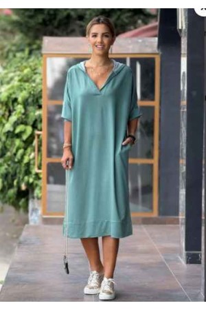 229826 SU YEŞİL ELBİSE