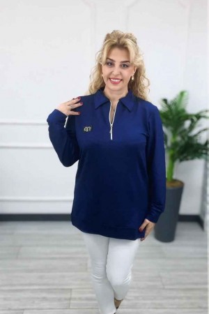 229831 "NAVY BLUE" BLOUSE