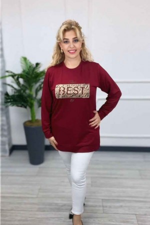 229835 Burgundy BLOUSE