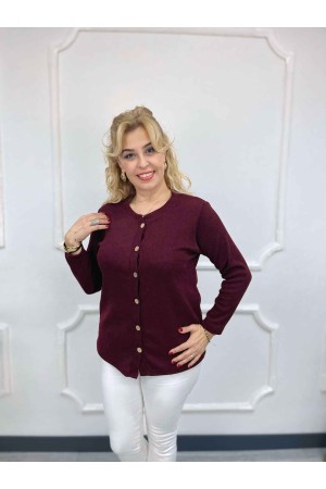 229837 Burgundy CARDIGAN