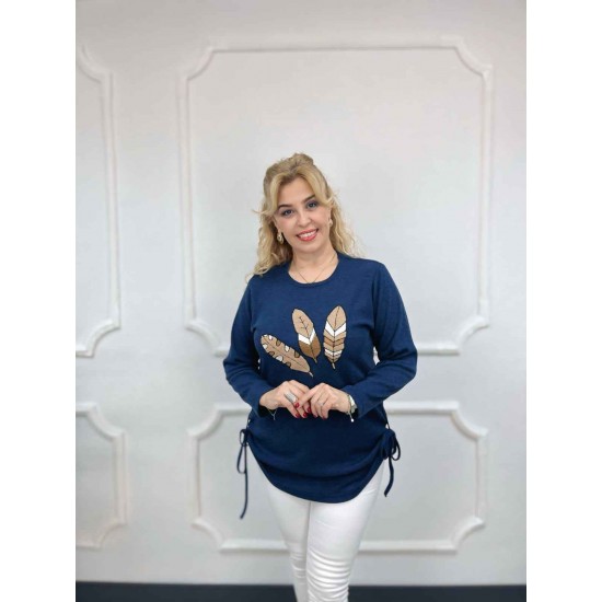 229844 LACİVERT BLUZ