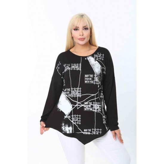 229853 BLACK BLOUSE