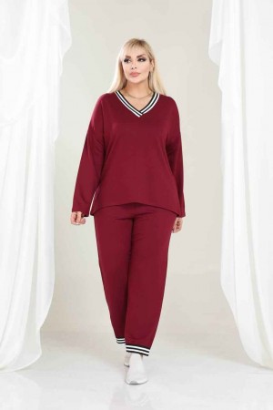 229879 Burgundy "Tracksuit Team"