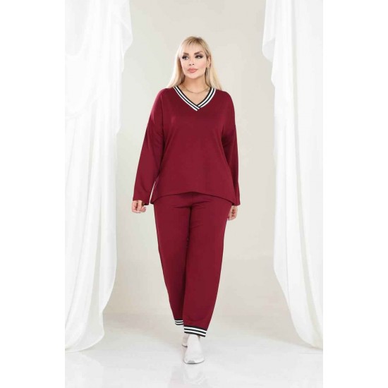 229879 Burgundy "Tracksuit Team"