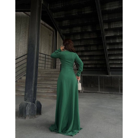 229939 "Emerald green" "Evening dress"