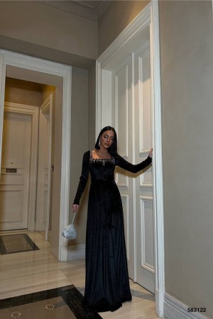 229943 SİYAH ABİYE