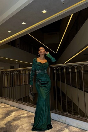 229951 ZÜMRÜT YEŞİL ABİYE