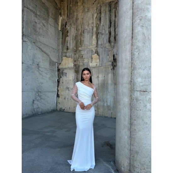 229961 WHITE "Evening dress"