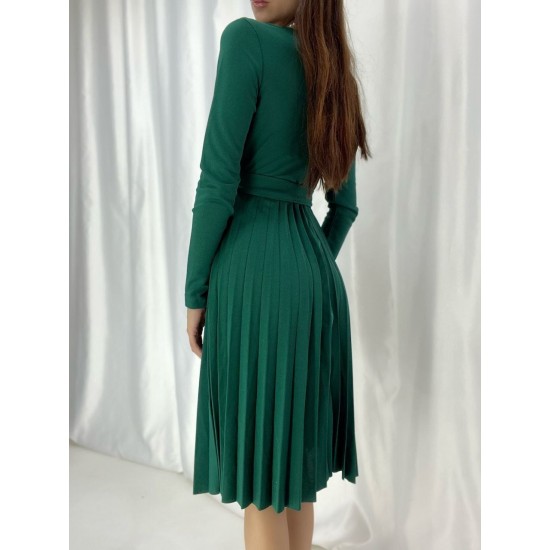 229973 ZÜMRÜT YEŞİL ELBİSE