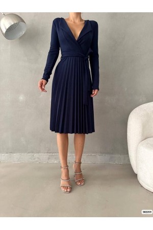 229974 LACİVERT ELBİSE