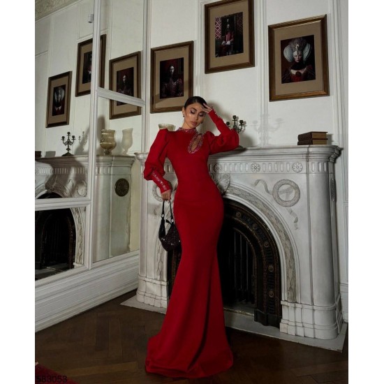 230006 RED "Evening dress"