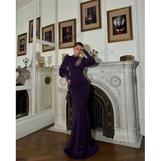 230007 PURPLE "Evening dress"