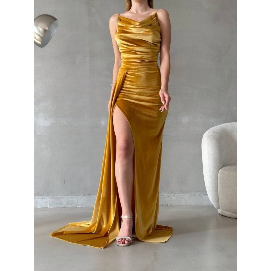 230017 MUSTARD "Evening dress"