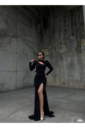 230037 SİYAH ABİYE