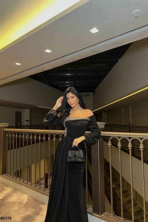 230059 SİYAH ABİYE