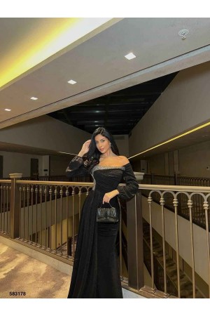 230059 SİYAH ABİYE