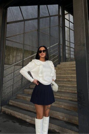 230066 BEYAZ SWEAT