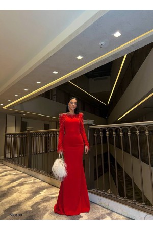 230070 KIRMIZI ABİYE