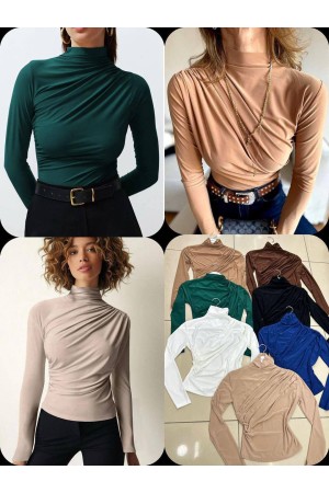 230085 "Emerald green" BLOUSE