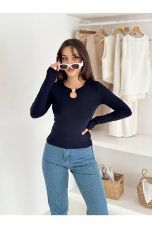 230158 LACİVERT BLUZ