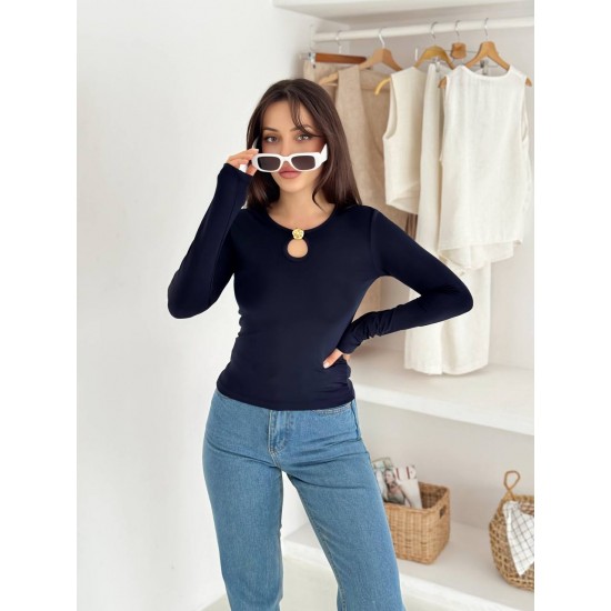 230158 LACİVERT BLUZ