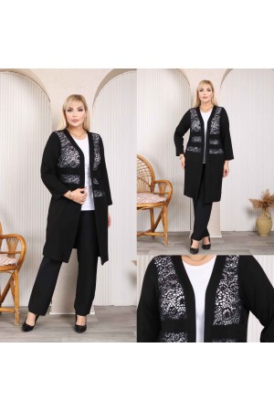 230205 BLACK CARDIGAN