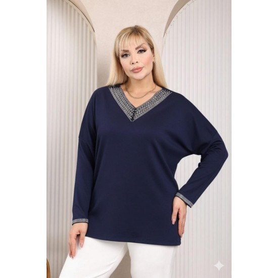 230227 LACİVERT BLUZ
