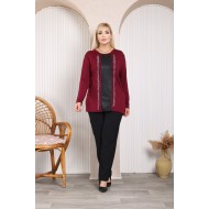 230232 Burgundy BLOUSE