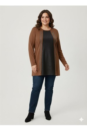 230239 COFFEE BLOUSE