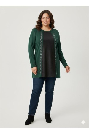 230240 "Emerald green" BLOUSE