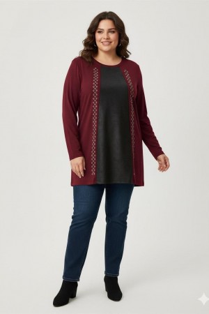 230242 BORDO BLUZ
