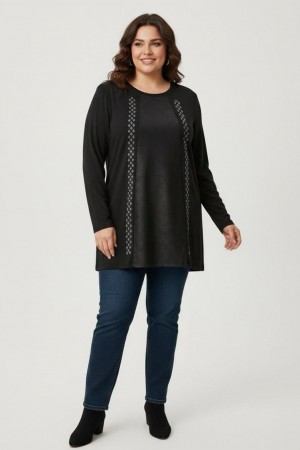 230244 BLACK BLOUSE