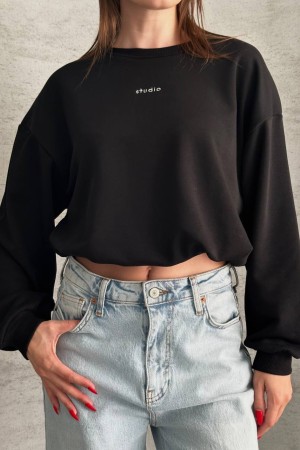 230282 SİYAH SWEAT