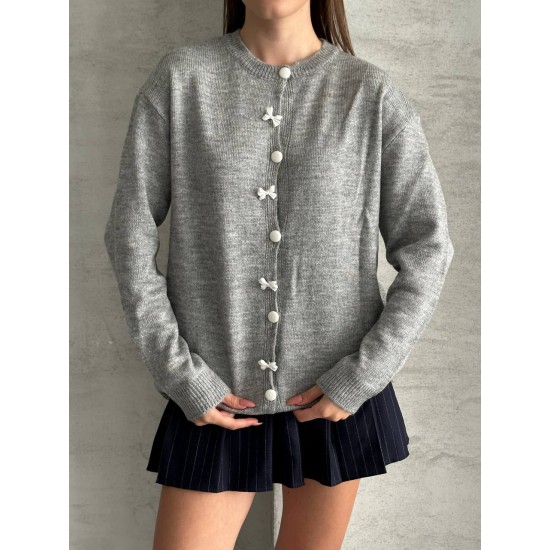 230296 GRAY CARDIGAN