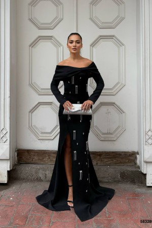 230322 SİYAH ABİYE