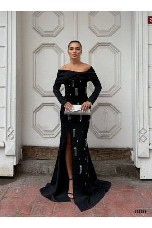 230322 SİYAH ABİYE